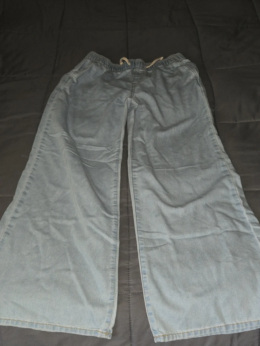 Old Navy Light Blue Wide Leg Kids Jeans